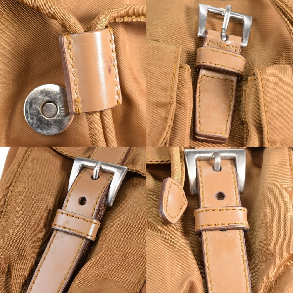 Prada Rucksack Backpack Backpack Nylon Khaki Gree… - image 6